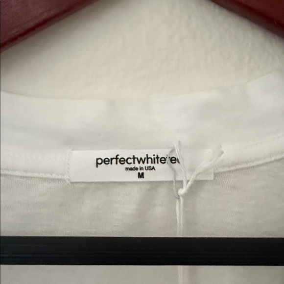 perfectwhitetee alanis recycled cotton v neck tee M - Picture 6 of 6